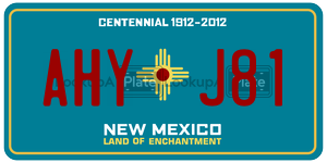AHYJ81  license plate in NM
