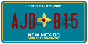 AJDB15  license plate in NM