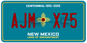 AJMX75  license plate in NM