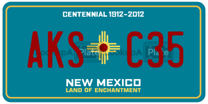 AKSC35  license plate in NM