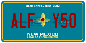 ALFY50  license plate in NM