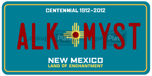 ALKMYST  license plate in NM