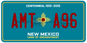 AMTA96  license plate in NM