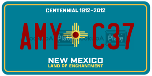 AMYC37  license plate in NM