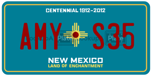 AMYS35  license plate in NM