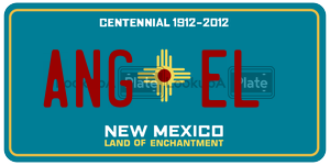 ANGEL  license plate in NM