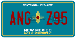 ANGZ95  license plate in NM