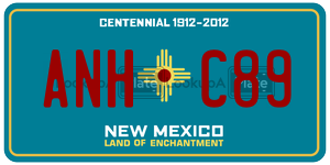ANHC89  license plate in NM