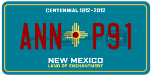 ANNP91  license plate in NM