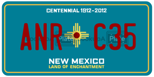ANRC35  license plate in NM