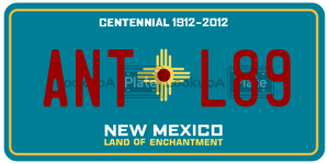 ANTL89  license plate in NM