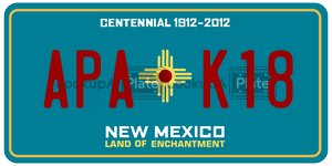 APAK18  license plate in NM