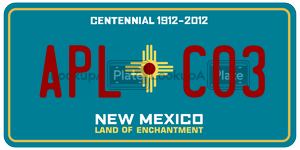 APLC03  license plate in NM