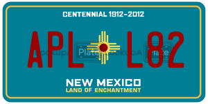 APLL82  license plate in NM