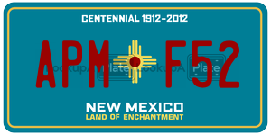 APMF52  license plate in NM
