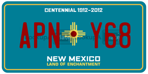 APNY68  license plate in NM