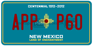 APPP60  license plate in NM