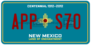 APPS70  license plate in NM