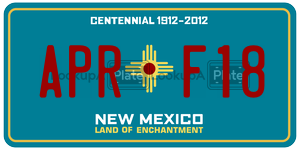 APRF18  license plate in NM