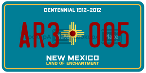 AR3005  license plate in NM