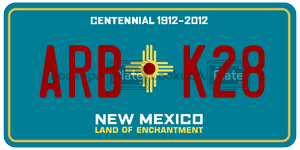 ARBK28  license plate in NM