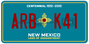 ARBK41  license plate in NM