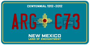 ARGC73  license plate in NM