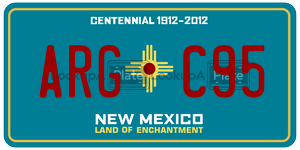 ARGC95  license plate in NM