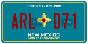 ARLD71  license plate in NM