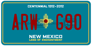 ARWG90  license plate in NM