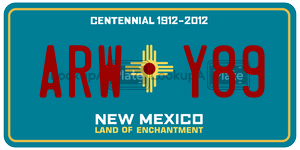 ARWY89  license plate in NM