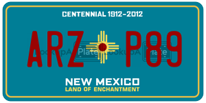 ARZP89  license plate in NM