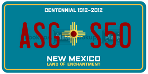ASGS50  license plate in NM