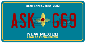 ASKG69  license plate in NM