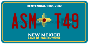 ASMT49  license plate in NM