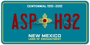 ASPH32  license plate in NM