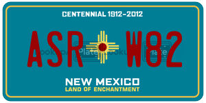 ASRW82  license plate in NM