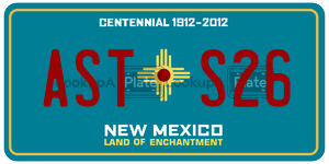 ASTS26  license plate in NM
