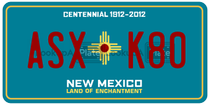 ASXK80  license plate in NM