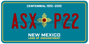 ASXP22  license plate in NM