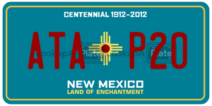 ATAP20  license plate in NM