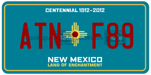 ATNF89  license plate in NM