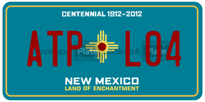 ATPL04  license plate in NM