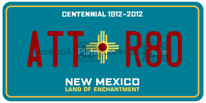 ATTR80  license plate in NM