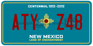 ATYZ48  license plate in NM