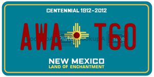 AWAT60  license plate in NM