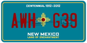 AWHG39  license plate in NM