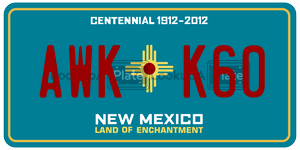 AWKK60  license plate in NM