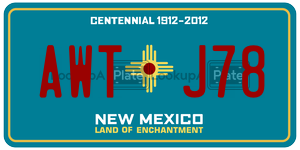 AWTJ78  license plate in NM