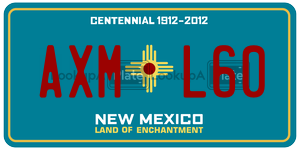AXML60  license plate in NM